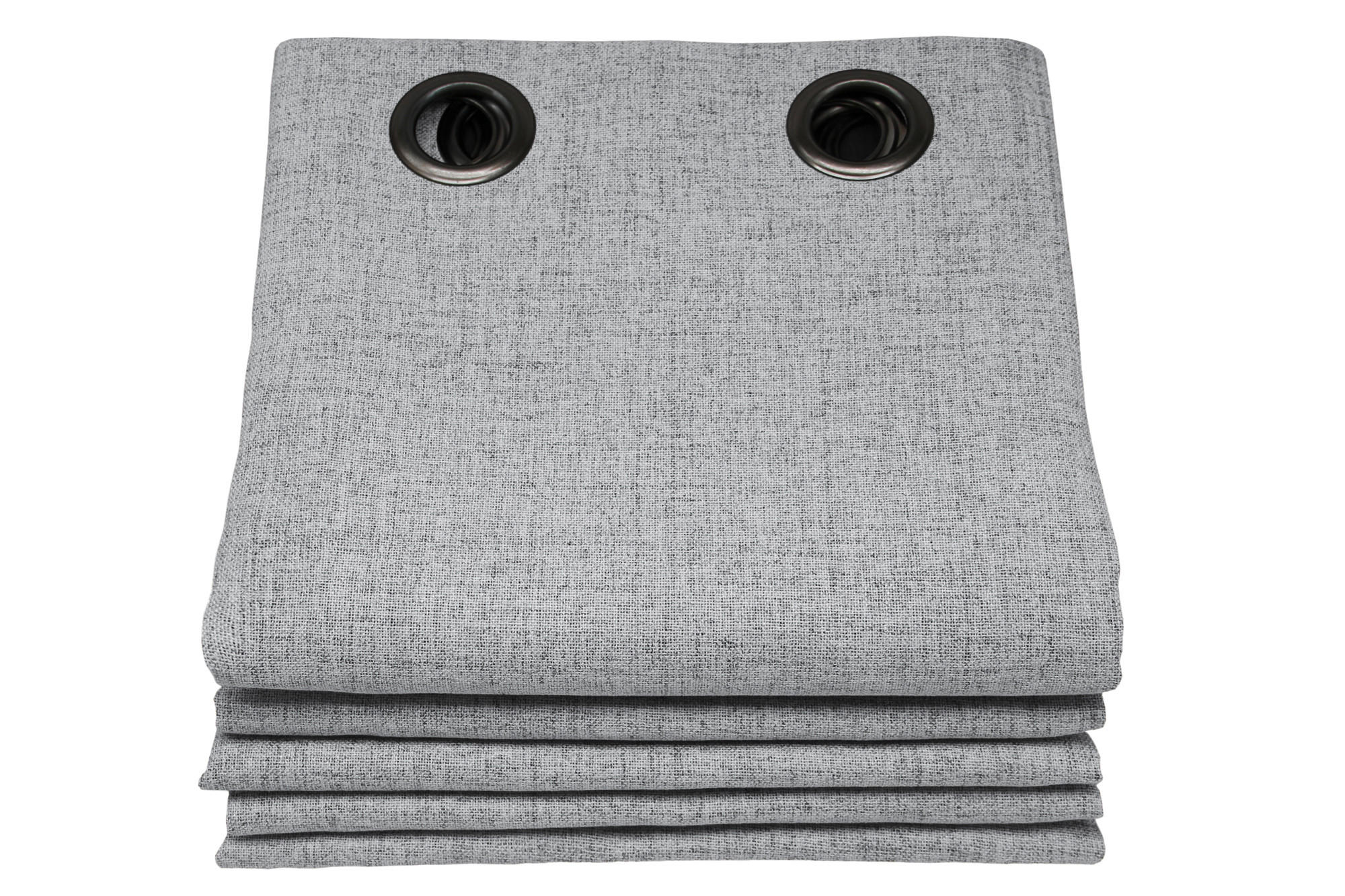 VERDUNKELUNGSVORHANG black-out (lichtundurchlässig)  - Hellgrau, Basics, Textil (135/260cm)