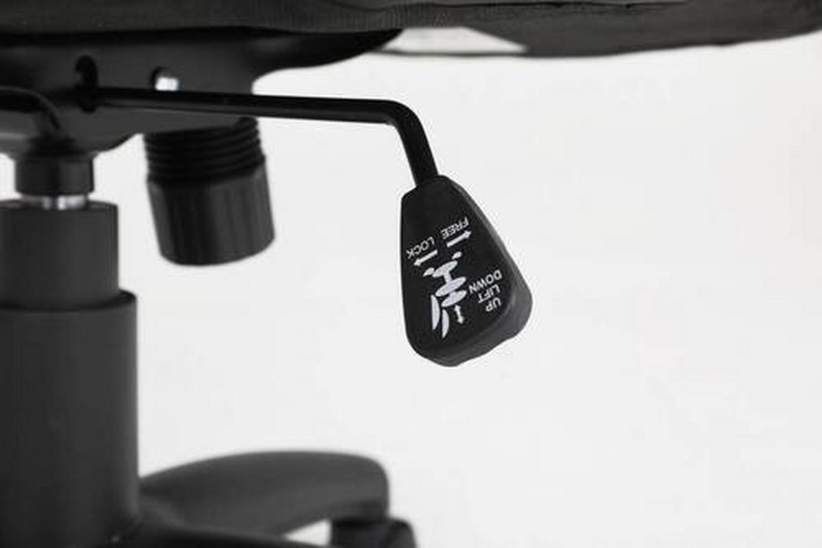 SCAUN DIRECTORIAL  in imitație piele negru  - negru, Design, plastic/metal (63,5/107,5-117/68cm) - Carryhome
