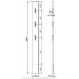 GARDEROBE 3-teilig in 125/200/19 cm - Kaschmir/Eichefarben, Design, Glas/Holzwerkstoff (125/200/19cm) - Voleo