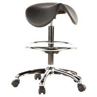 BÜROHOCKER 62/60/62 cm  - Chromfarben/Schwarz, MODERN, Kunststoff/Metall (62/60/62cm) - MID.YOU