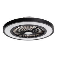 LED-DECKENLEUCHTE Arioso 54/16 cm   - Schwarz/Weiß, KONVENTIONELL, Kunststoff/Metall (54/16cm) - Näve