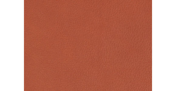 WOHNLANDSCHAFT in Echtleder Orange  - Schwarz/Orange, Natur, Leder/Metall (222/364/159cm) - Dieter Knoll