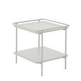 BEISTELLTISCH 45/45/44,3 cm Creme quadratisch  - Creme, Basics, Metall (45/45/44,3cm) - Xora