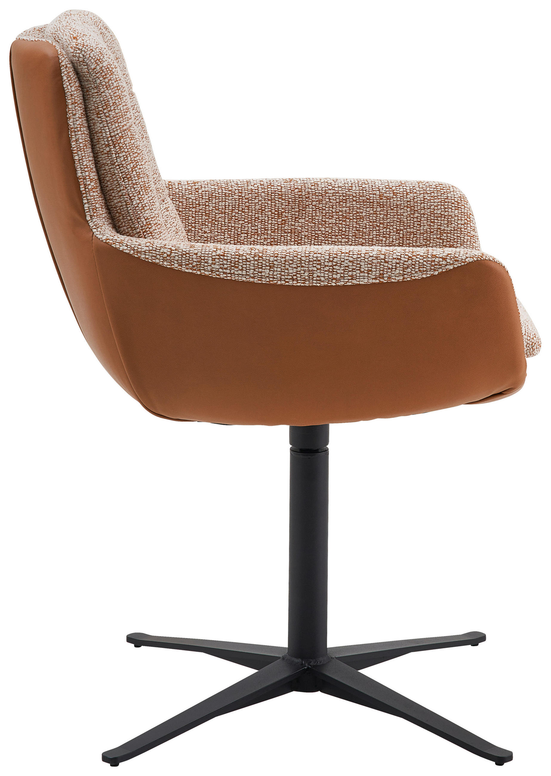 Thumbnail - Johann Jakob Armlehnstuhl, Rost, Textil, Sternfuß, 63x90x69 cm, Blauer Engel, Goldenes M, Oeko-Tex® Standard 100, DGM-Em...