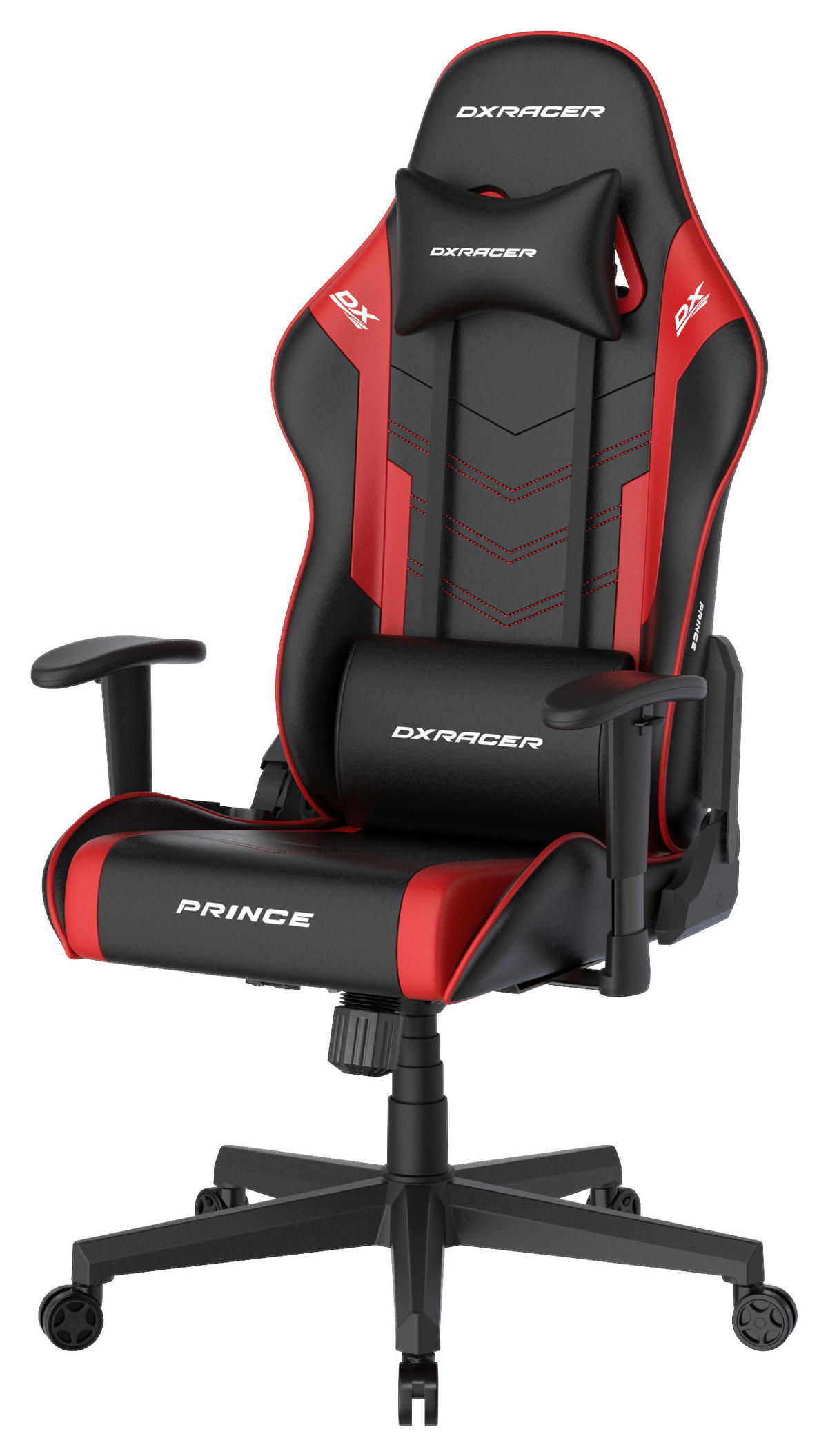 GAMINGSTUHL Rot, Schwarz Kunststoff, Textil   - Rot/Schwarz, MODERN, Kunststoff/Textil (67/126/67cm) - Dxracer
