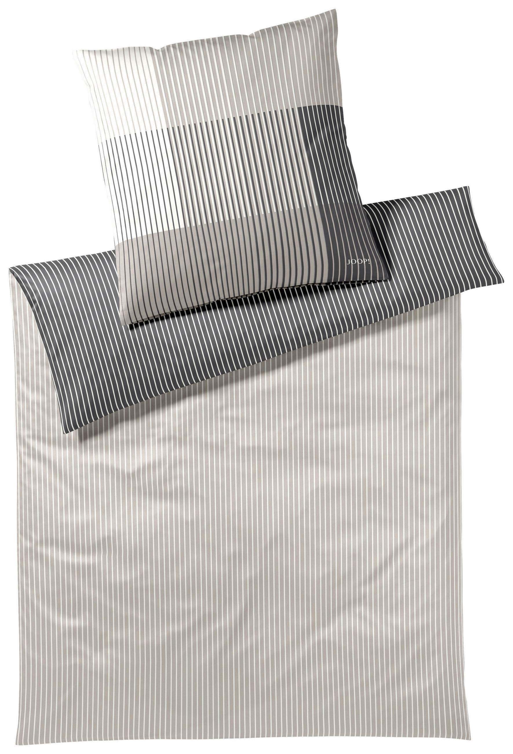 ÁGYNEMŰHUZAT-GARNITÚRA 140/200 cm  - szürke, Trend, textil (140/200cm) - Joop!