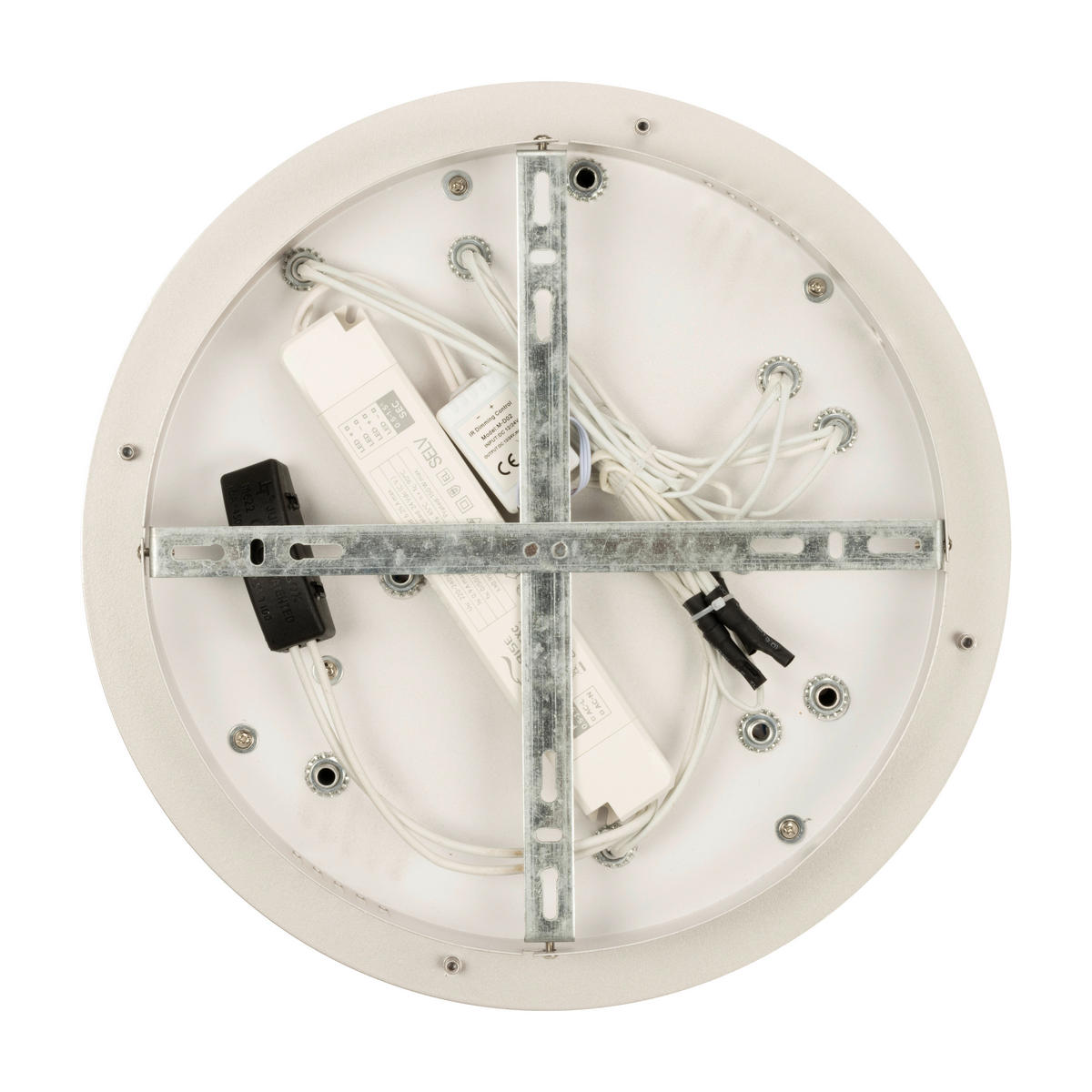LED-DECKENLEUCHTE Swansea 100/56/22 cm   - Cappuccino, Design, Kunststoff/Metall (100/56/22cm) - Novel