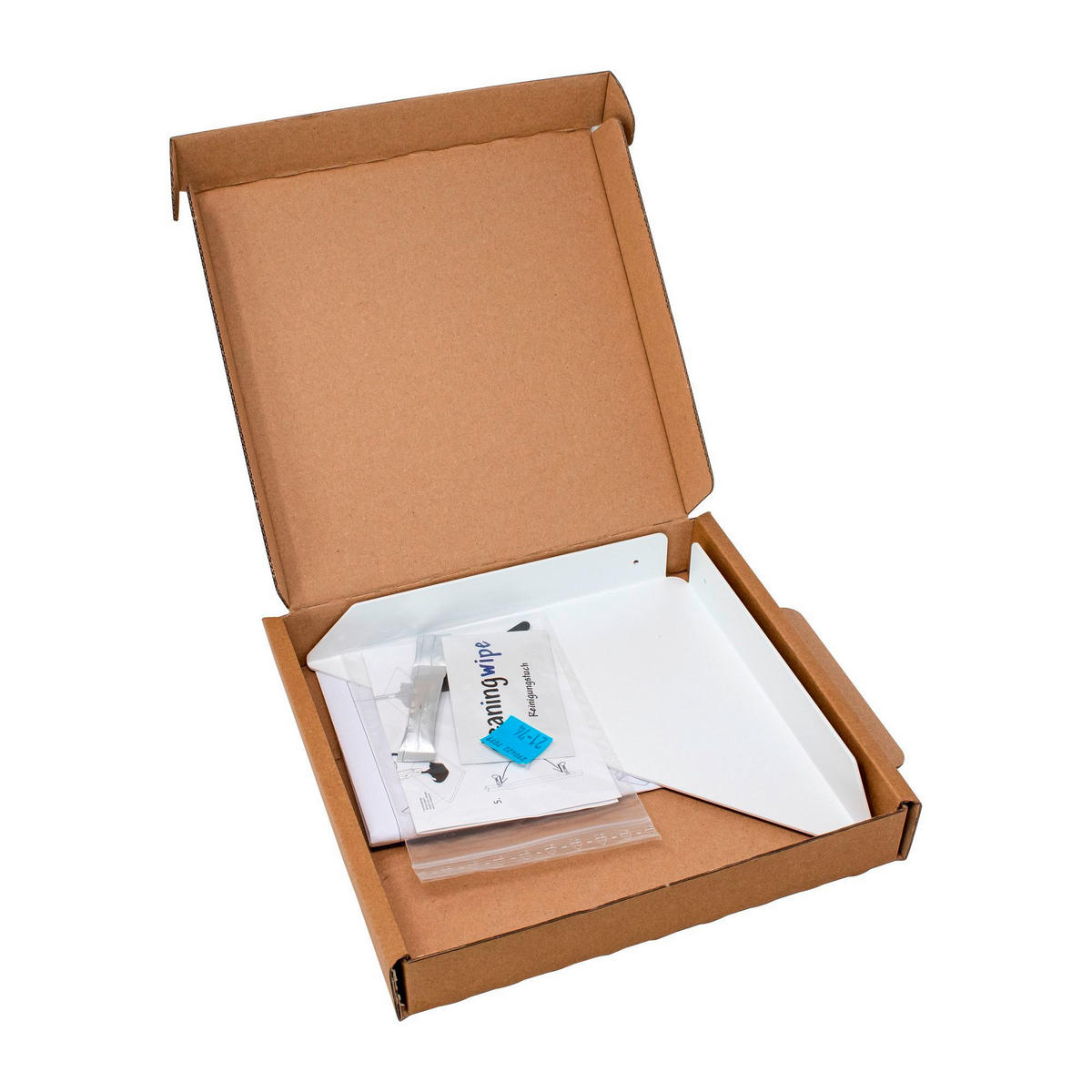 DUSCHABLAGE Metall  - Weiß, Basics, Metall (23/3,5/23cm) - Novel