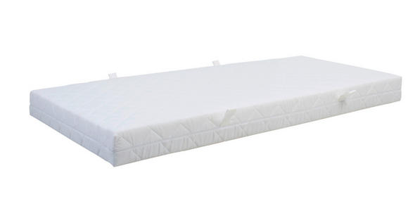 FEDERKERNMATRATZE 120/200 cm Höhe ca. 16 cm  - Weiß, Basics, Textil (120/200cm) - Sleeptex