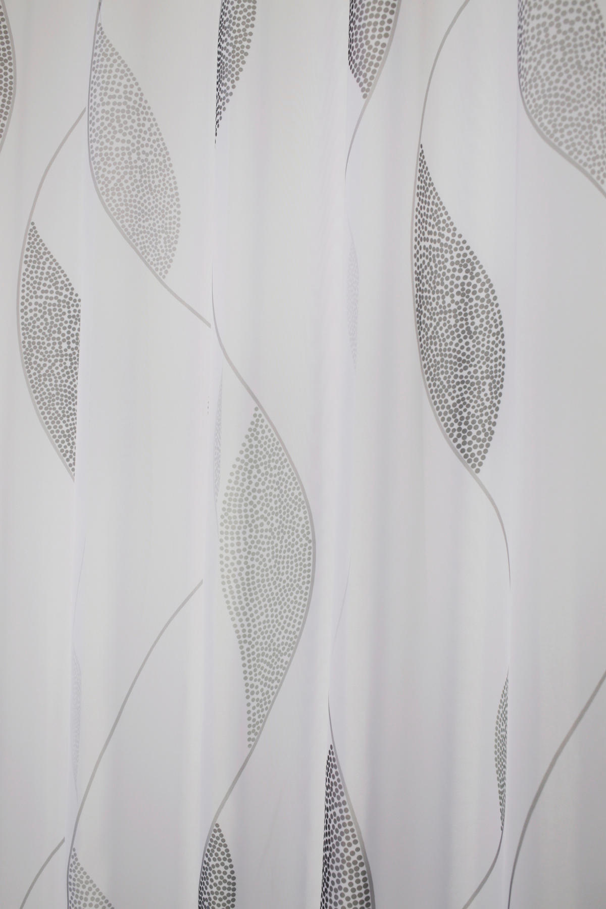HOTOVÝ ZÁVES, priehľadné, 140/225 cm - sivohnedá/sivá, Konventionell, textil (140/225cm) - Schmidt W. Gmbh