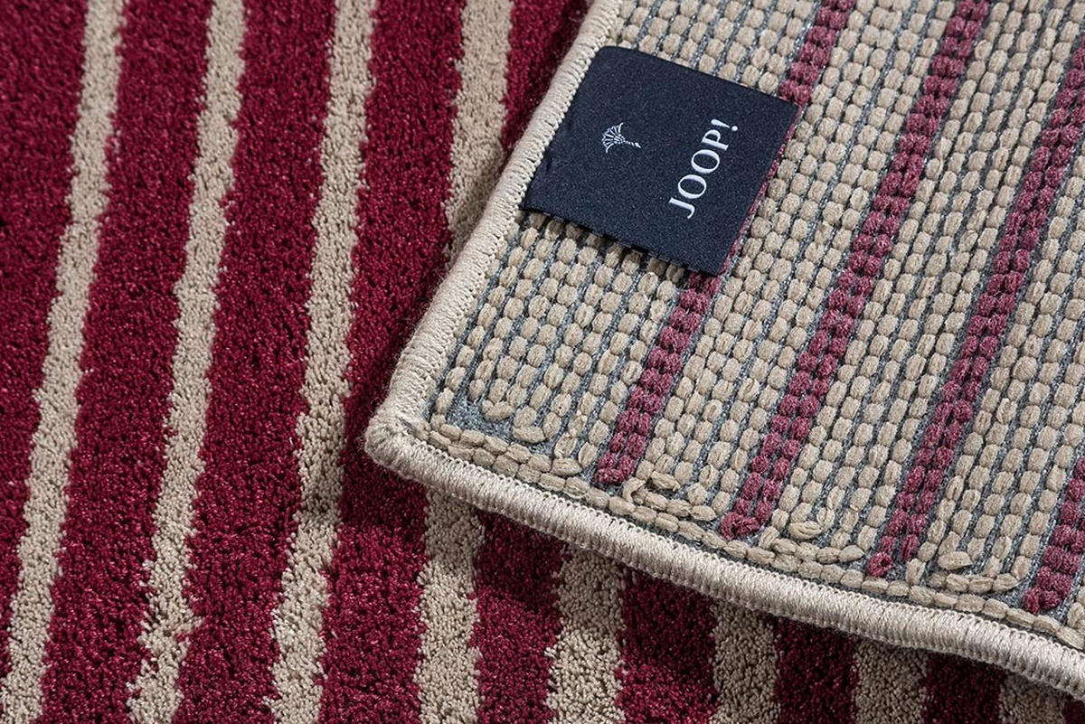 BADTEPPICH JOOP! SHUTTER Bordeaux, Ecru 60/90 cm  - Ecru/Bordeaux, Design, Textil (60/90cm) - Joop!