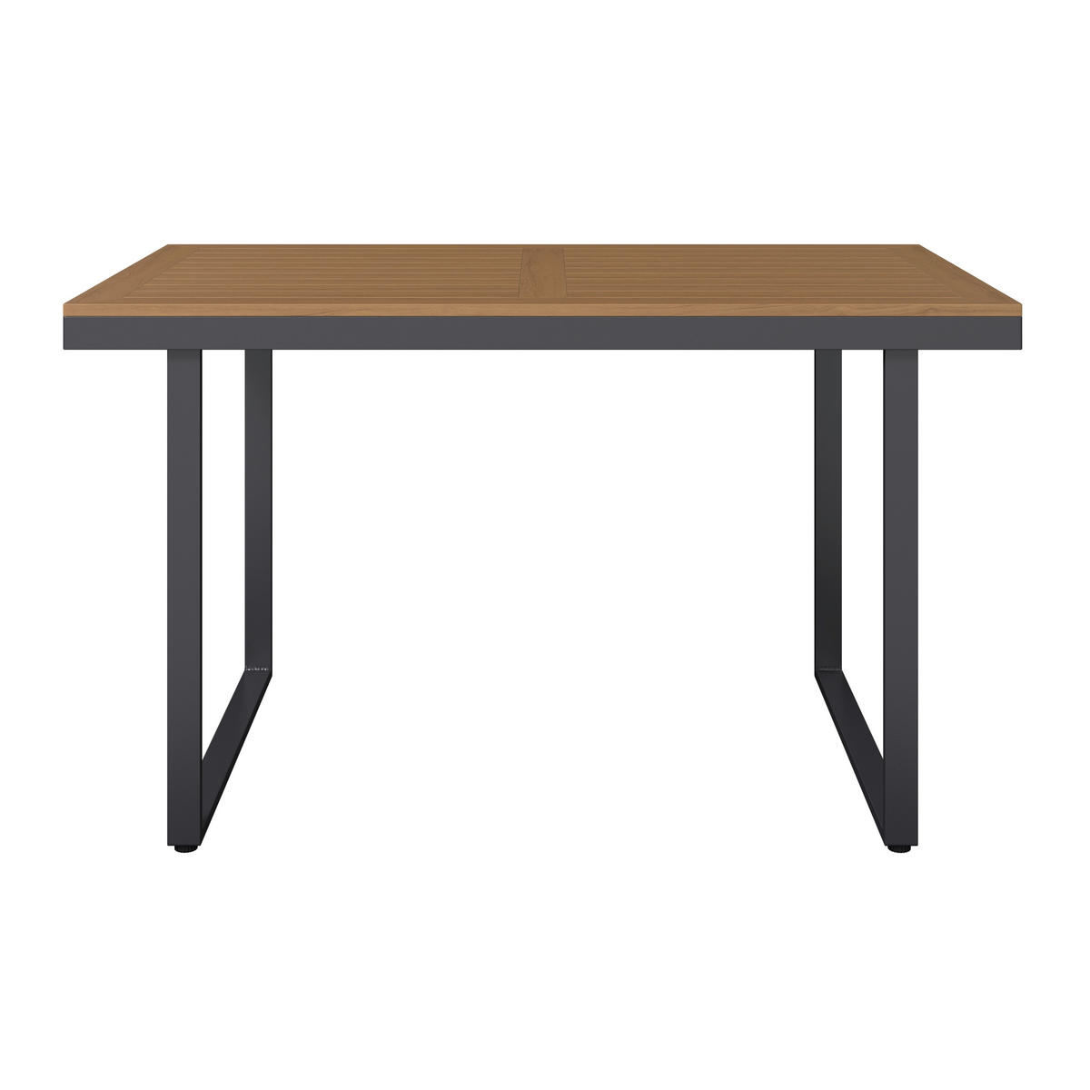 LOUNGEGARNITUR Aluminium, Stahl  - Dunkelgrau/Naturfarben, MODERN, Kunststoff/Textil - Ambia Garden