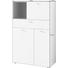 HIGHBOARD 77/127/44 cm - Eichefarben/Alufarben, Design, Holzwerkstoff/Metall (77/127/44cm) HIGHBOARD 77/127/44 cm - Eichefarben/Alufarben, Design, Holzwerkstoff/Metall (77/127/44cm)