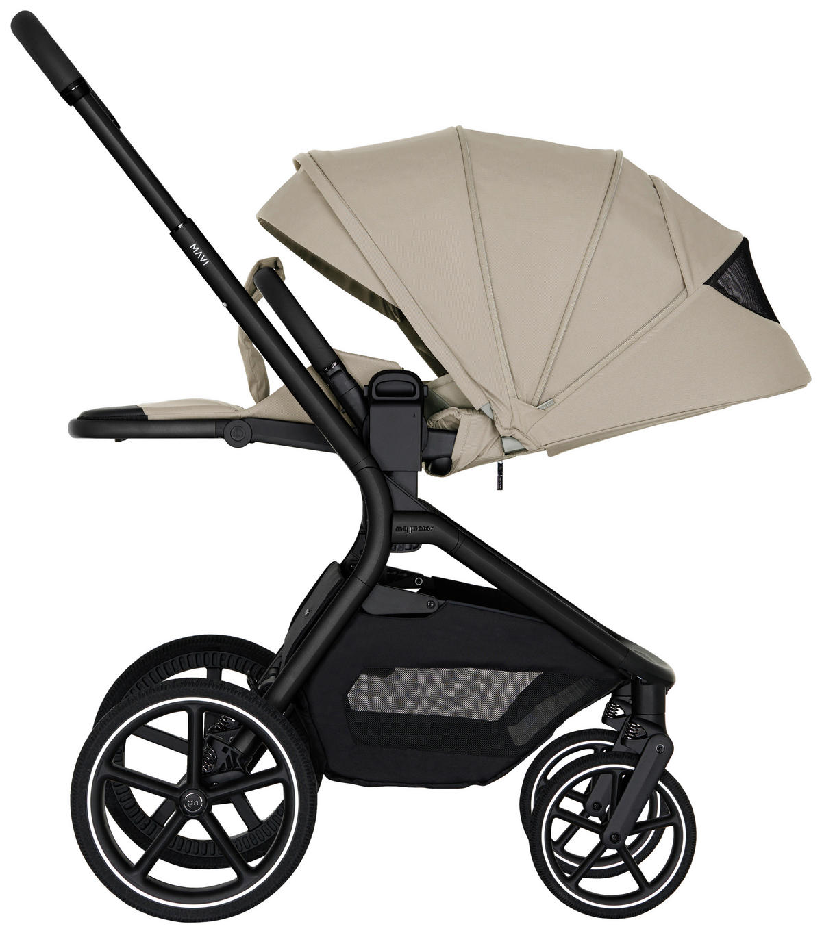 KOMBIKINDERWAGEN MAVI  - Sandfarben, Trend, Textil/Metall (92/55/110,5cm)