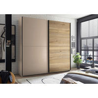 ORMAR - VISEĆA KLIZNA VRATA boja hrasta, kašmir  215/210/60 cm  - kašmir/boja hrasta, Moderno, metal/pločasti materijal (215/210/60cm) - Hom`in