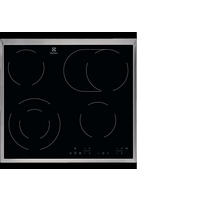 PLITĂ VITROCERAMICĂ - culoare inox/negru, Design - Electrolux