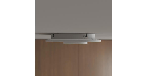 LED-DECKENLEUCHTE 30/6,5 cm   - Weiß, Basics, Kunststoff/Metall (30/6,5cm) - Novel