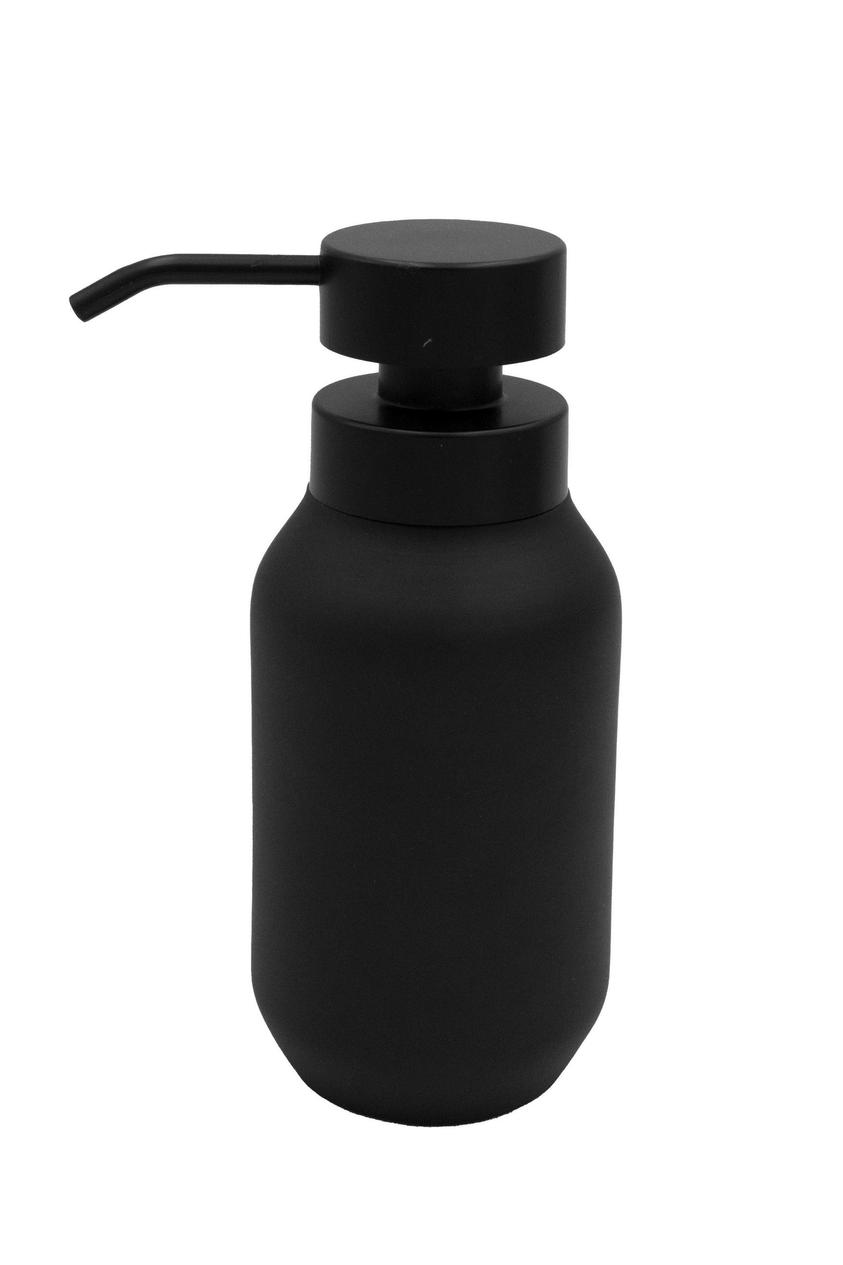 SEIFENSPENDER Kunststoff  - Schwarz, Basics, Kunststoff (7,5/18,5/7,5cm) - Sadena