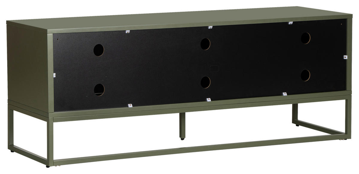 LOWBOARD  150/55/40 cm  Beimöbel erhältlich, stehend  - Grün, Trend, Holzwerkstoff/Metall (150/55/40cm) - Milino