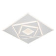 LED-DECKENLEUCHTE 47,7/47,7/6 cm   - Weiß, Basics, Kunststoff/Metall (47,7/47,7/6cm) - Novel