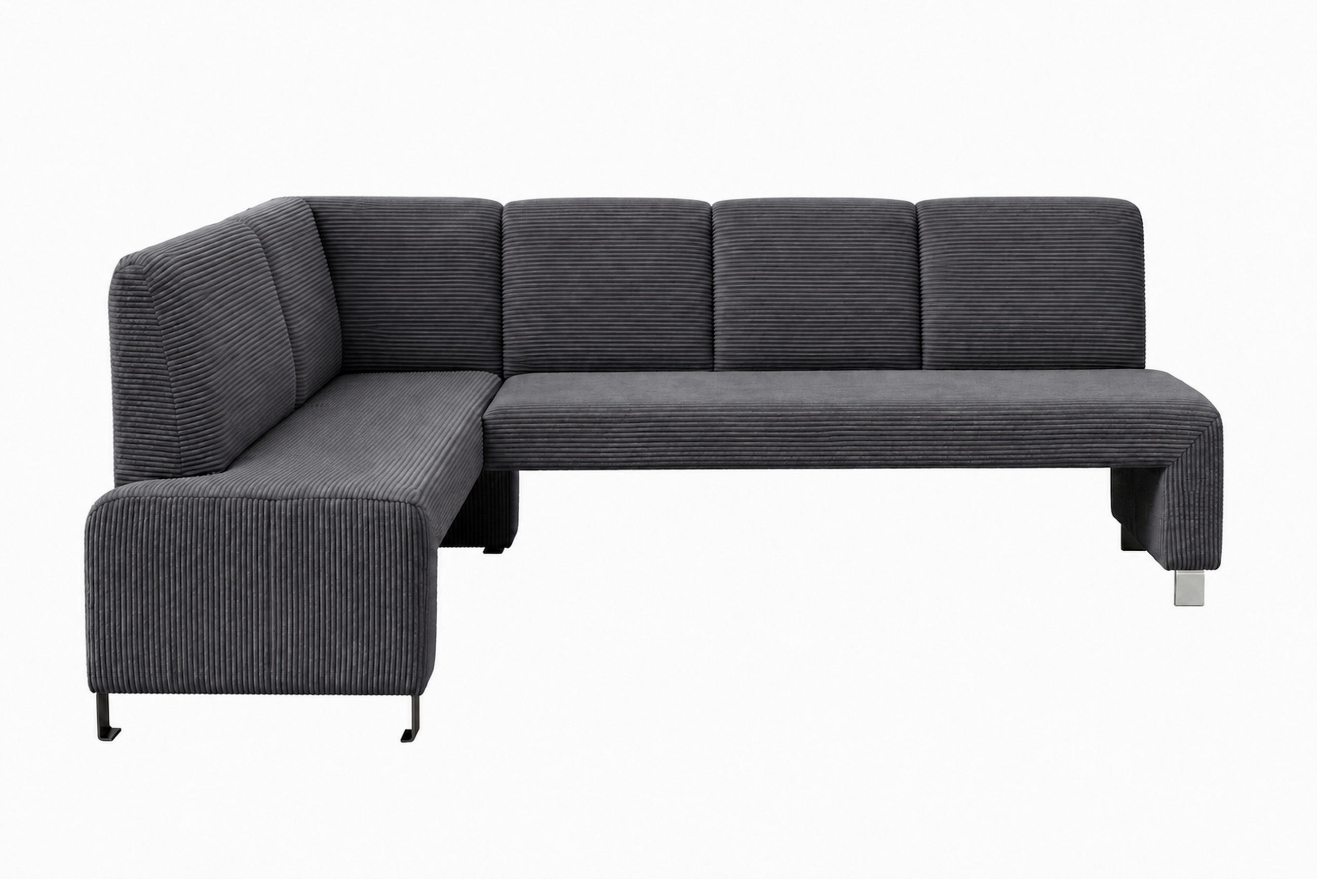 UGAONA KLUPA  antracit   - srebrna/antracit, Moderno, drvo/tekstil (243/158cm) - Livetastic