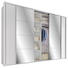 SCHWEBETÜRENSCHRANK in Weiß - Alufarben/Weiß, KONVENTIONELL, Holzwerkstoff/Metall (325/230/62cm) - Xora SCHWEBETÜRENSCHRANK in Weiß - Alufarben/Weiß, KONVENTIONELL, Holzwerkstoff/Metall (325/230/62cm) - Xora