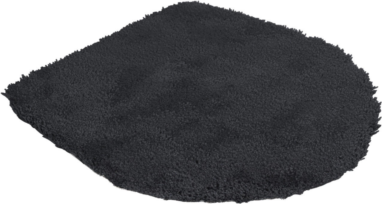 WC-DECKELBEZUG Schwarz 47/53 cm  - Schwarz, Basics, Textil (47/53cm) - Grund