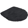 WC-DECKELBEZUG Schwarz 47/53 cm  - Schwarz, Basics, Textil (47/53cm) - Grund