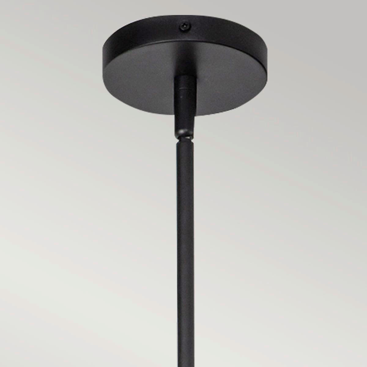 HÄNGELEUCHTE 28,9/18,1 cm  - Schwarz/Naturfarben, Design, Textil/Metall (28,9/18,1cm) - Elstead Lighting