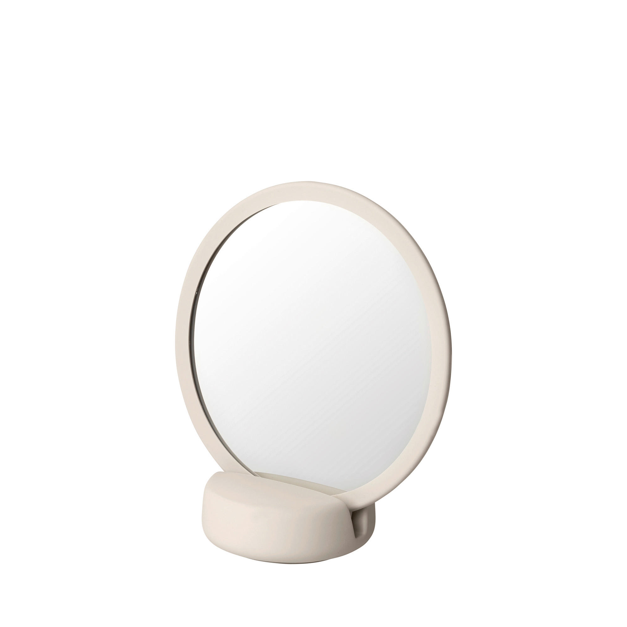 SCHMINKSPIEGEL  - Beige, Design, Keramik/Kunststoff (17/8,5/18,5cm) - Blomus