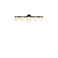 DECKENLEUCHTE     - Opal/Schwarz, Basics (65.5/18/13.5cm) - Markslöjd