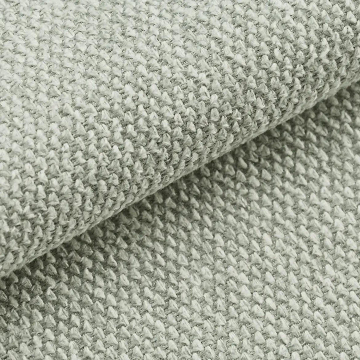 WOHNLANDSCHAFT Silberfarben Webstoff  - Chromfarben/Silberfarben, Design, Textil (192/308/192cm) - P & B