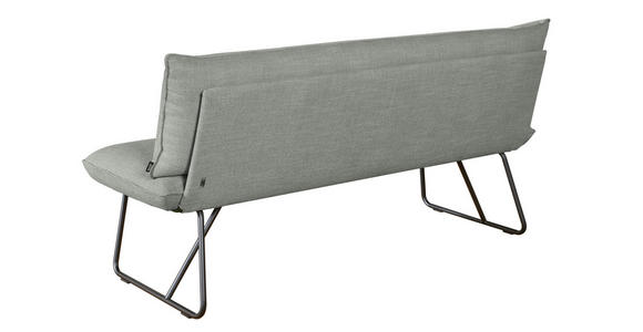 SITZBANK 180/90/70 cm  in Grau  - Schwarz/Grau, Design, Textil/Metall (180/90/70cm) - Dieter Knoll