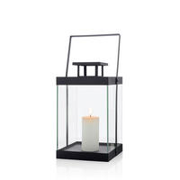 LATERNE - Schwarz, Trend, Metall (20,5/36/21cm) - Blomus