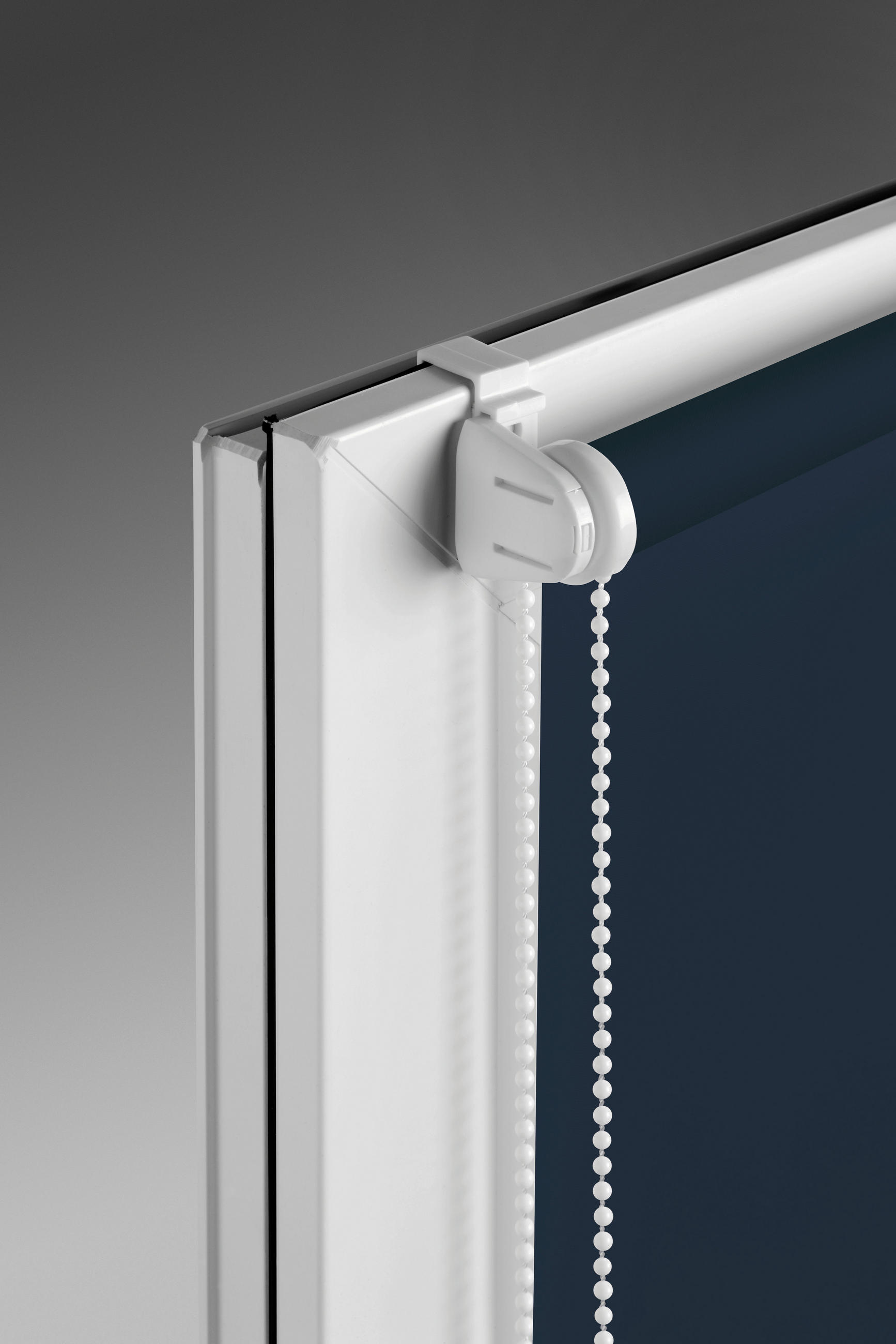 Thumbnail - Rollo, Dunkelblau, Kunststoff, Uni, 120x160 cm, Länge universell einstellbar, Wohntextilien, Rollos & Jalousien, Rollos