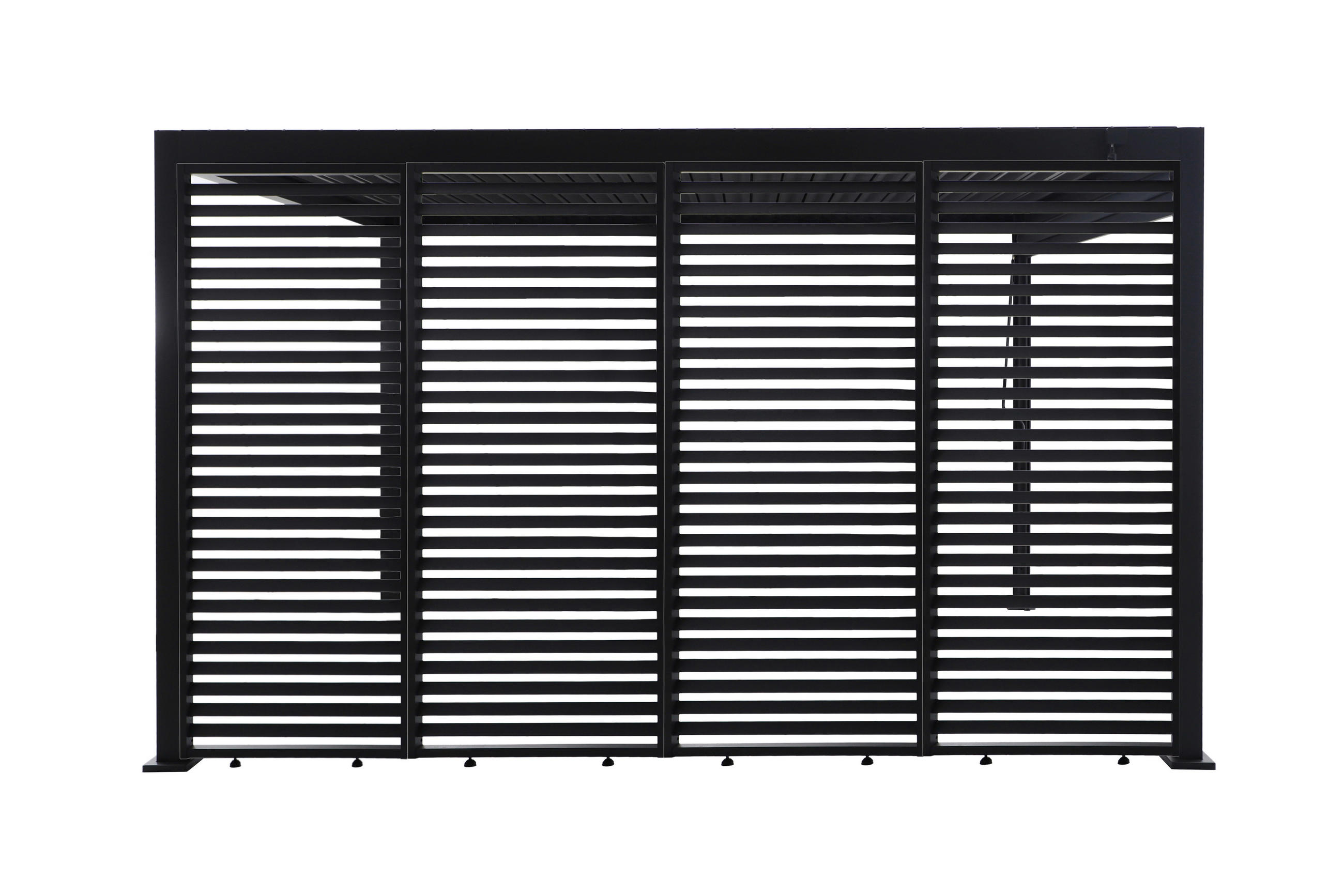 Gardenson Pergola-Seitenteil Anthrazit 93x225.8x7 cm