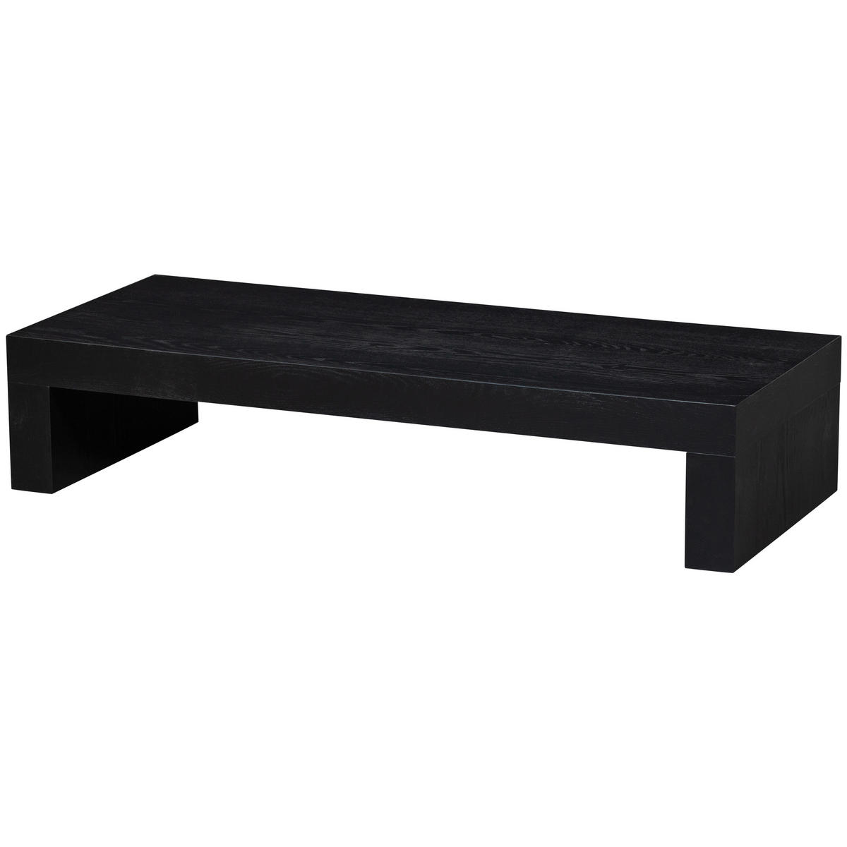 COUCHTISCH Marte 120/50/25 cm rechteckig Schwarz  - Schwarz, Design, Holzwerkstoff (120/50/25cm) - Livetastic