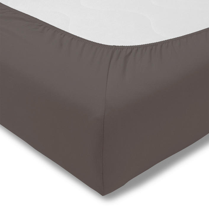 SPANNBETTTUCH Exquisit Single-Jersey  - Graphitfarben, Basics, Textil (100/200cm) - Estella