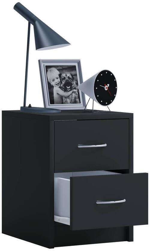 Sauder Wand-Nachttisch – Metall, Schwarz, 45x13x46 Cm, Klappbares Regal, Platzsparend, Keine Montage
