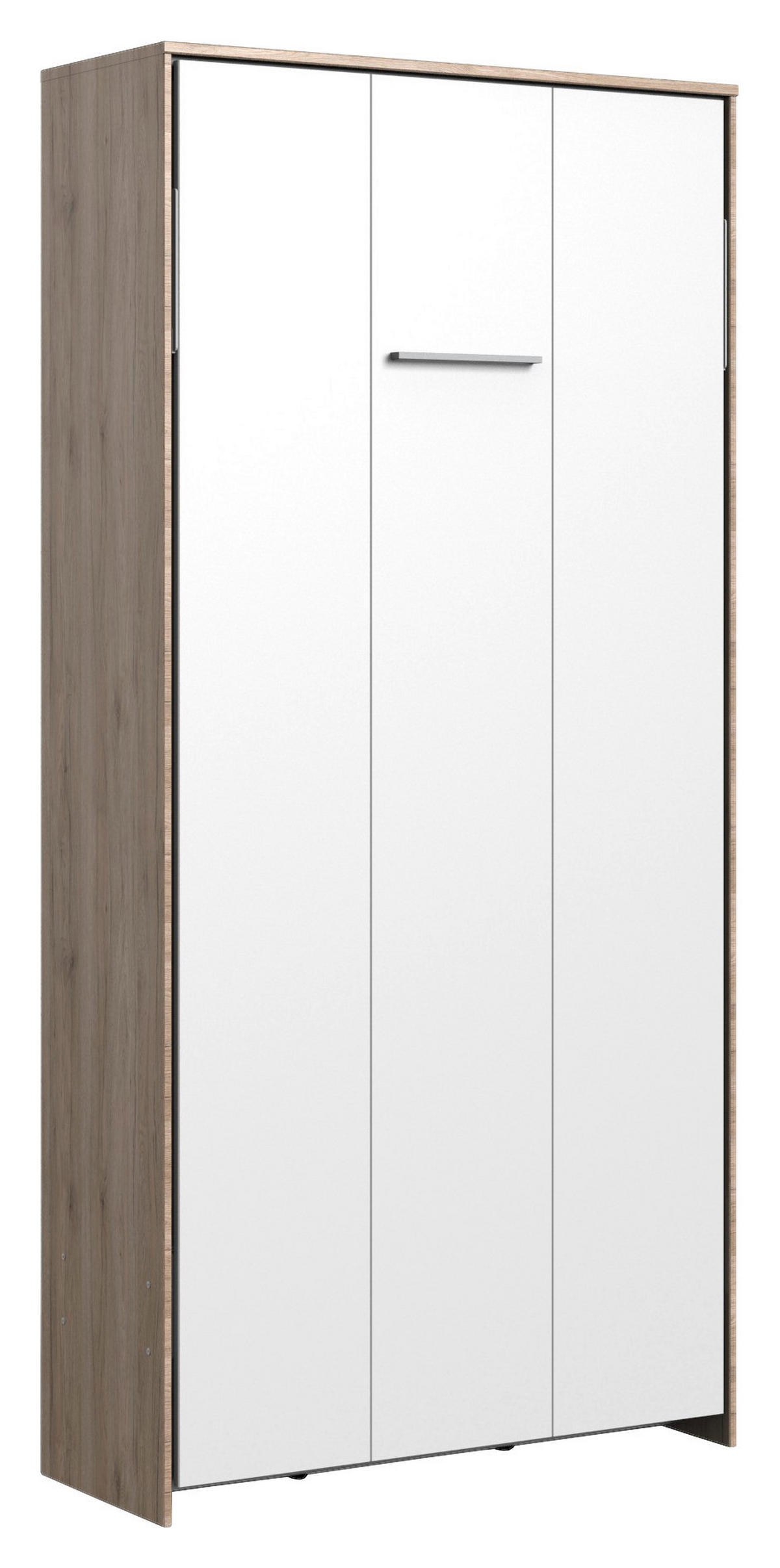 SKLÁPACIA POSTEĽ, 90/200 cm - biela/farba duba, Konventionell, drevo/kompozitné drevo (90/200cm) - Carryhome