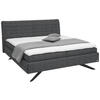 POLSTERBETT 180/200 cm  in Dunkelgrau  - Weiss/Dunkelgrau, Design, Holzwerkstoff/Kunststoff (180/200cm) - Dieter Knoll