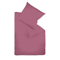 BETTWÄSCHE 2-teilig Satin 155/200 cm  - Beere, Basics, Textil (155/200cm) - Fleuresse