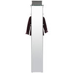 GARDEROBENPANEEL  in 37/189/36 cm  - Alufarben, Design, Glas/Metall (37/189/36cm) - Dieter Knoll