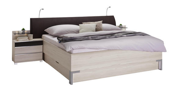 BETTANLAGE 180/200 cm - Lärchefarben/Braun, Design, Textil (180/200cm) - Dieter Knoll