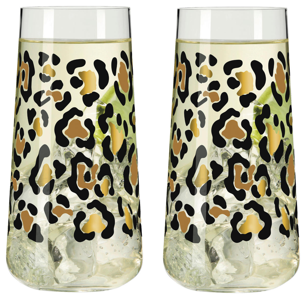 GLÄSERSET Cocktail  2-teilig  - Transparent/Goldfarben, Design, Glas (8.2/16.6cm) - Ritzenhoff