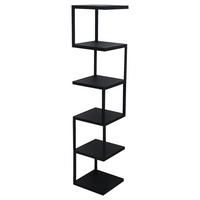 REGAL  25/119/25 cm Schwarz  - Schwarz, Basics, Metall (25/119/25cm) - Carryhome