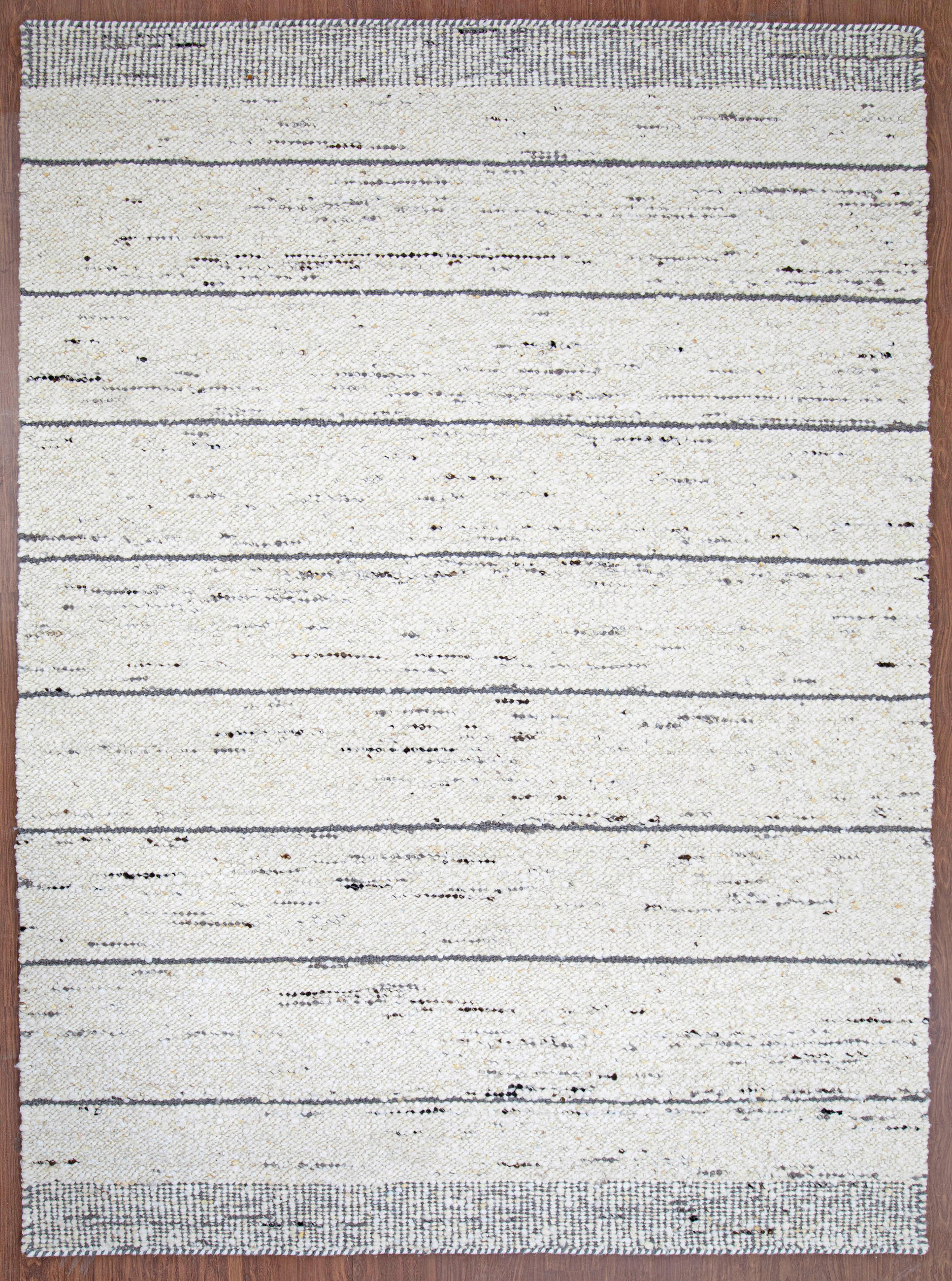 HANDWEBTEPPICH 130/190 cm Rimini Grau  - Grau, Natur, Textil (130/190cm) - Linea Natura
