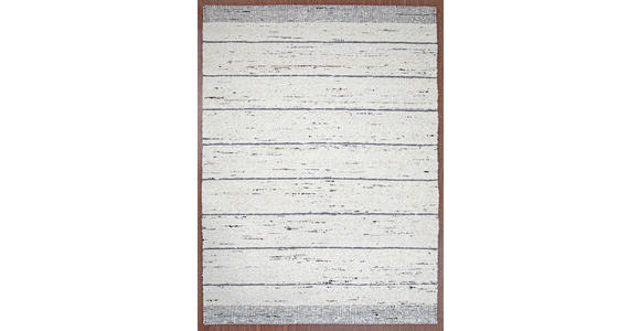 HANDWEBTEPPICH 130/190 cm Rimini Grau - Grau, Natur, Textil (130/190cm) - Linea Natura