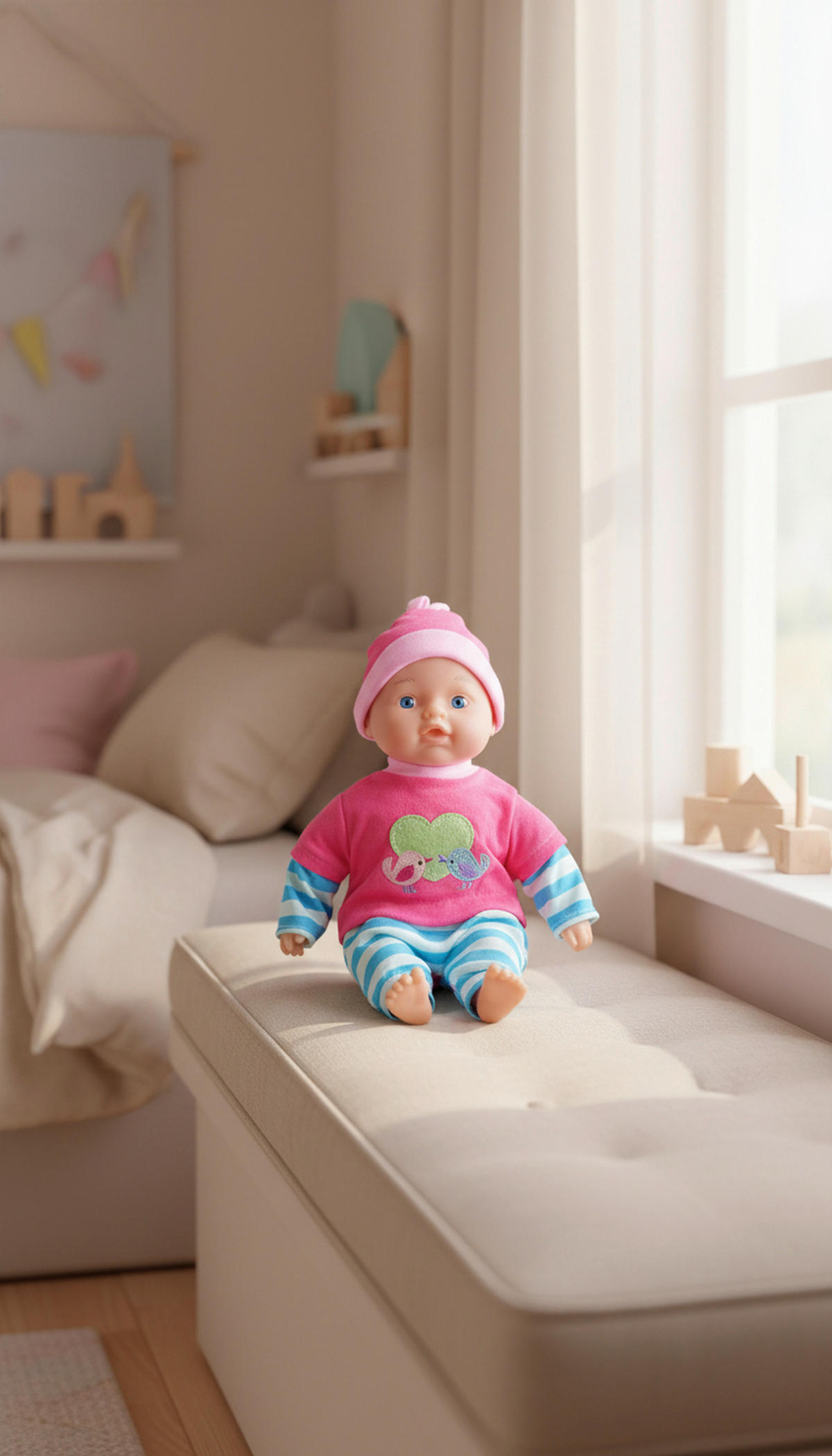 BABYPUPPE - Multicolor, Basics, Kunststoff/Textil (30cm) - My Baby Lou