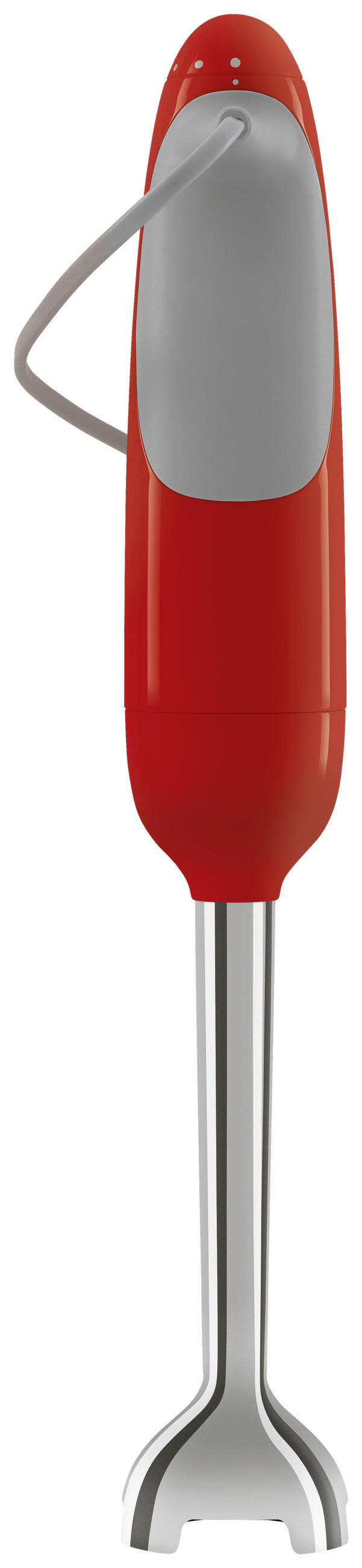 STABMIXER 50'S STYLE  - Edelstahlfarben/Rot, Basics, Kunststoff/Metall (6,5/41,4/6,5cm) - SMEG